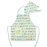 [ON NISHIKI] すみっコぐらし キッズエプロン 子供用 三角巾セット 女の子 130cm 保育園 幼稚園 小学生 キャラクターエプロン