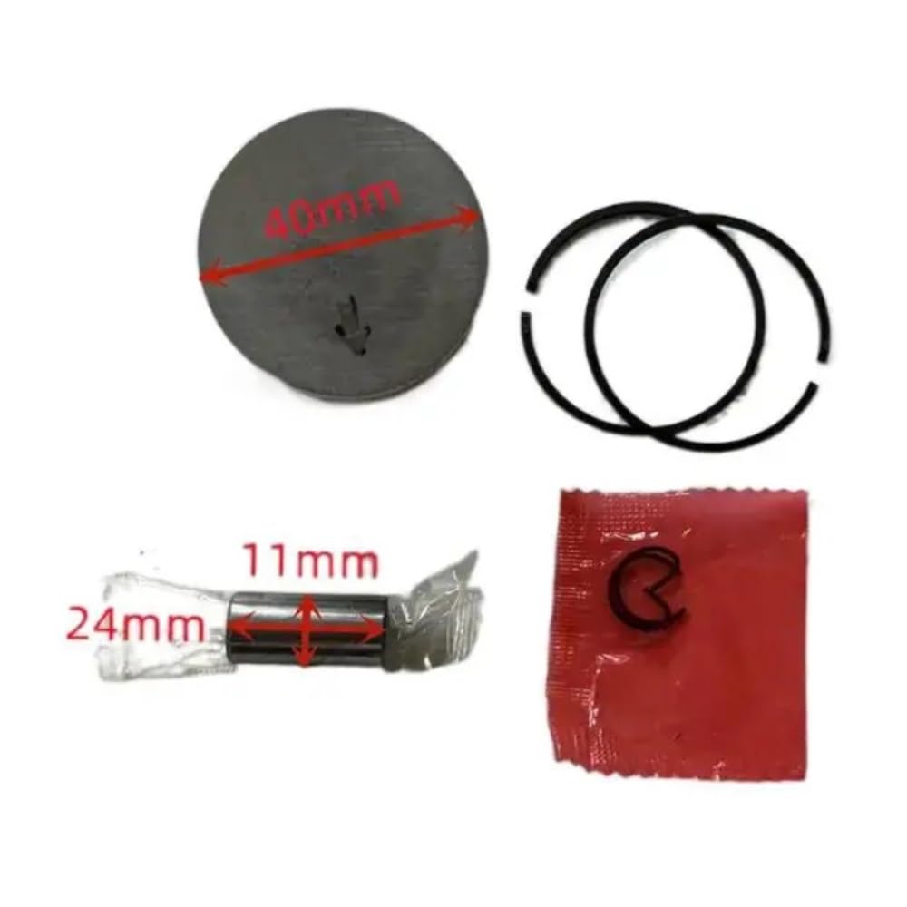 Kit de Anillo de pistón de 40MM Apto for cortacésped FS240R FS240, Piezas de Repuesto de desbrozadora 4147-030-2003