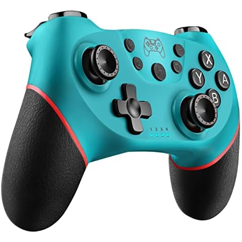 Diswoe Switch Controller für Switch/Switch Lite/OLED, Wireless, Switch Pro Controller mit Aufweckfunktion, Turbo, Gyro Axis, Dual Shock und Screenshot [2023-Version] Cover