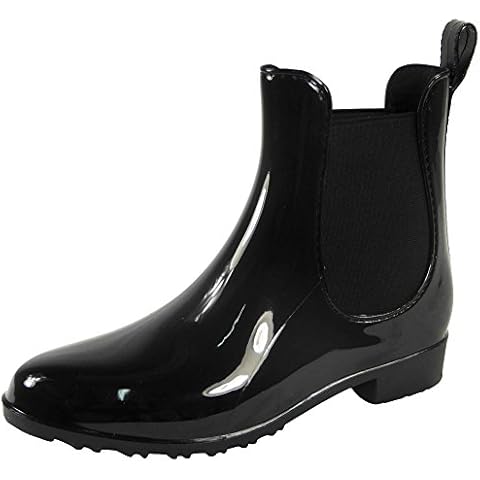 Ladies Womens Wellies Wellingtons Pixie Vintage Winter Low Heel Short Flat Ankle Boots Size 3 - 8 New Cover