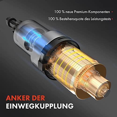 Frankberg Arrancador de arranque compatible con M.i.n.i R50 R53 C.o.o.p.e.r One Works 2001-2006 M.i.n.i Cabriolet C.o.p.e.r One 2004-2008 Replace# 1208 41148 995