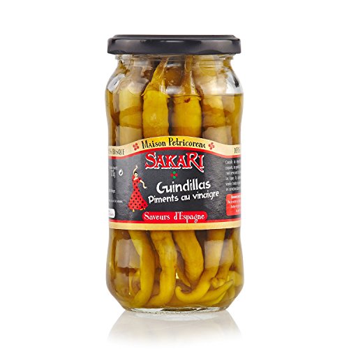 Sakari - Guindillas, chiles pequeños con vinagre, 120 g