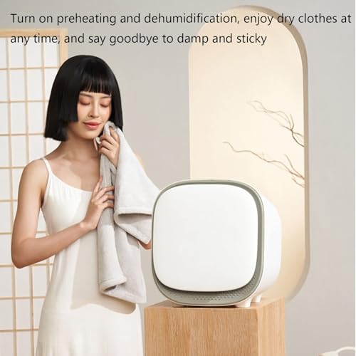 Wasdroger Kleding Verwarming Kleine Mini Droger, 60℃ Constante Temperatuur 360° Warme Luchtcirculatie, voor Appartementen, Studentenhuis, Hotel, Thuis - Image 8