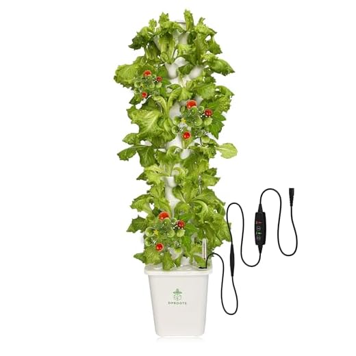 DPROOTS 45‑Pod Vertical Hydroponic Tower