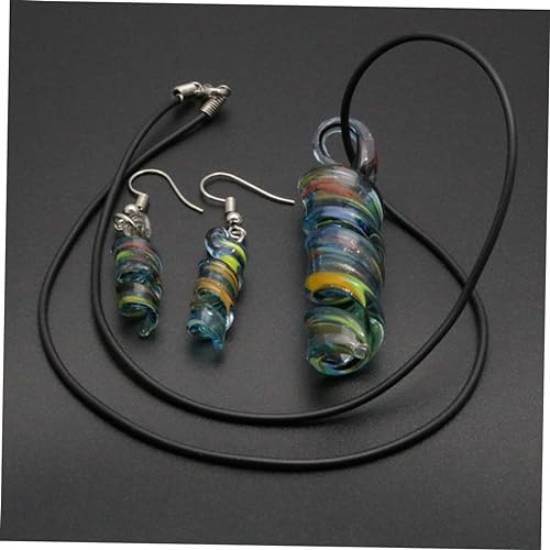 Collar mujer cristal azul pendientes de mujer y joyería de moda 6