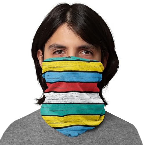 WANDERLOOMS Unisex Motorbike Polygiene Bandana for Men Bike Riding | Antibacterial Bandana Scarf | Breathable Multipurpose Headband, Face Mask for Sun & Dust Protection