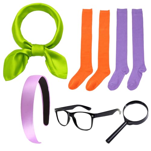 Costume d'Halloween avec chaussettes de compression confortables et accessoires complets