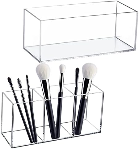 4 Organisateurs Transparents Pour Palettes De Maquillage - 7 Cases Chacun, Range Tes Fards Et Poudres Facilement