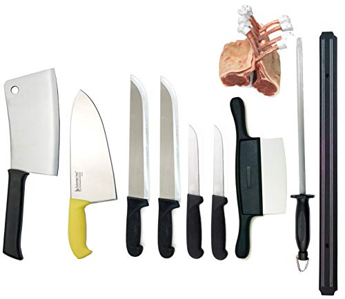 Messerset, Fleischermesser, Dolomit / Edelstahl Cover