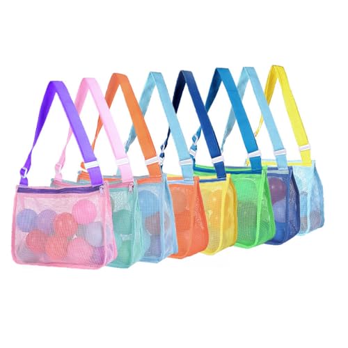 Women's Beach Colorful Quick Dry Tote Bag Shell Storage Pool Bag3