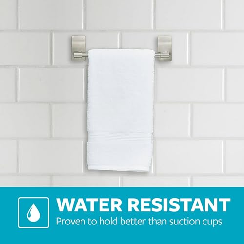 Image of Command Towel Bar with Water Resistant Strips, Organize Your Bathroom, Easy to Open Packaging