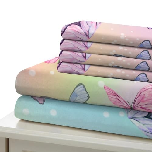 Housse couette 3D hypoallergique parure lit microfibre douce