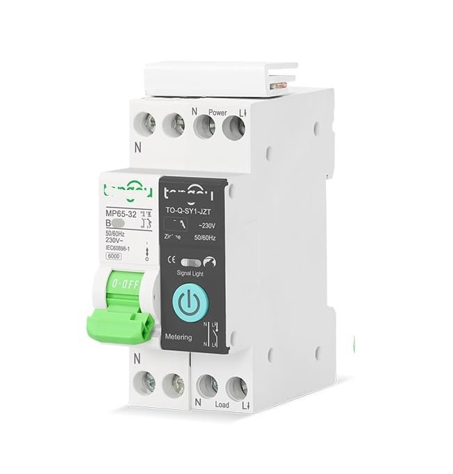Disjoncteur avec comptage 32A sur rail DIN pour éliminer les hausses de facture électrique