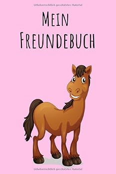 Mein Freundebuch : Pferd Rosa F?r Kinder Zum Eintragen Platz F?r 49 Freunde DIN A5+ Geschenkidee
