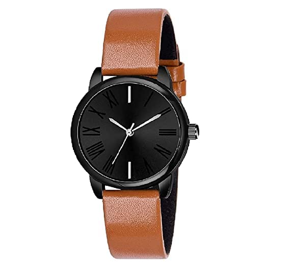 Watch City Watch for Men and Boys Quartz Movement Slim Dial Brown Leather Belt Womens Watch, Gift for Girl Friends | Wife|Sister (B0BNNP6PTP) Amazon Price History, Amazon Price Tracker