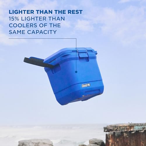 Image of Coleman Pro Heavy-Duty 25qt Ultra-Light Premium Hard Cooler, Extra-Thick Insulation Keeps Ice up to 3 Days, 36-Can Capacity