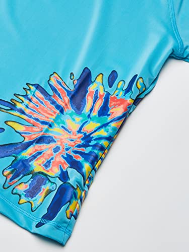 Image of Kanu Surf Girls' Karlie Rash Guard UPF 50+ Sun Protection Short Sleeve Swim Shirt