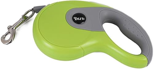 Miniatura 9 de Correa retráctil para perro de 26 pies con caja de basura, sistema sin enredos de 360°, rotura con una sola mano, gancho a presión cromado,