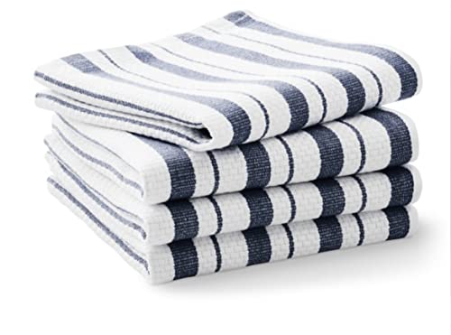 Williams-Sonoma Bay Stripe Towels, Set of 4, Navy Blue