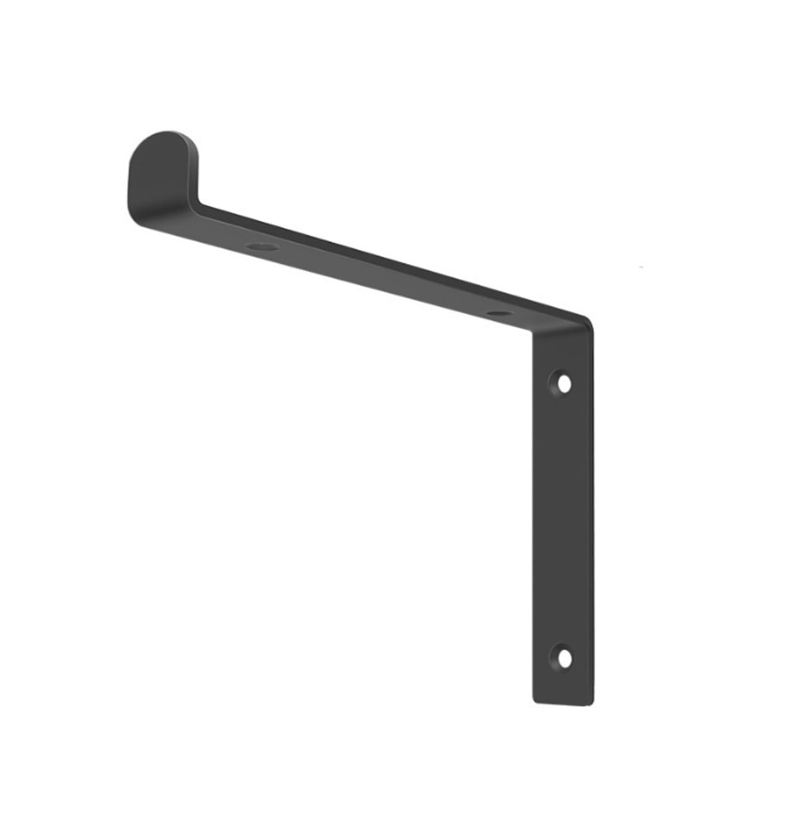 Juaksqzyi Black Heavy Duty Floating Shelf Bracket Industrial Rustic Style Wall Mounted Shelves Support, For Home Diy Decor