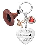 Huipalon Llavero mágico con texto en inglés 'Just a Girl Who Loves Hp' con sombrero de mago grande y colgante de grabado de snitch para mujeres, niñas, adolescentes, novela, búho, regalos para