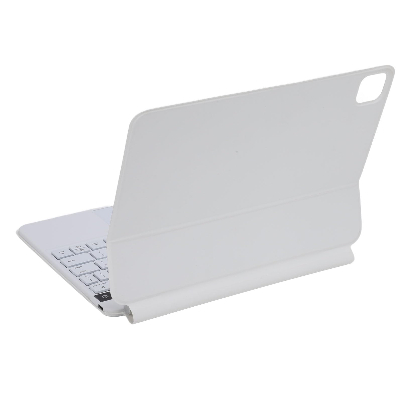 Custodia per Tastiera per Tablet, Custodia per Tastiera TouchPad Design con Supporto Galleggiante Magnetico per Tablet (WHITE)
