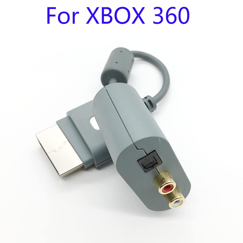 [Części do gier wideo] 5 sztuk dla linii audio XBOX 360 dużo RCA Toslink optyczny adapter do kabla Audio na konsolę Xbox 360 [Wymień]