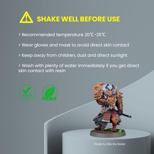 Image of ELEGOO Water Washable 3D Printer Rapid Resin LCD UV-Curing Resin 405nm Standard Photopolymer Resin for Mars Saturn Jupiter MSLA DLP LCD 3D Printing 1000Gram Smoky Black