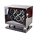GUOOK 6+0 Nawijarka do zegarków automatycznych Lntelligent Touch Screen Wood Box 5 trybów zegarek na rękę nawijarka rotator 2 tryb zasilania - 33 × 23 × 32,5 cm