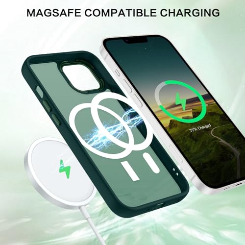 Coque iPhone 14 Plus Magsafe translucide antichoc BENTOBEN fine