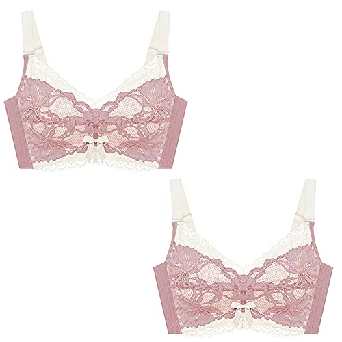 Soutien-gorge push-up sans armatures grand bonnet lot de 2 maintien et réduction naturelle du buste