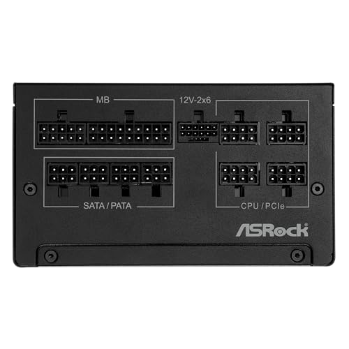 Image of ASRock Steel Legend SL-750G 750W Power Supply ATX3.1 iCOOL Full Modular 10 Years Warranty 135 mm FDB Fan 80 Plus Gold Cybenetics Platinum PCIe5.1 12V-2x6 Cable Japanese Capacitor 5V Boost