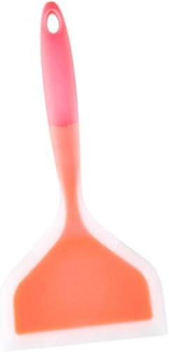 Miniatura 3 de Pwshymi Espátula ancha flexible estable y gruesa de silicona para panqueques, herramienta para hornear, utensilios de cocina para el hogar, naranja