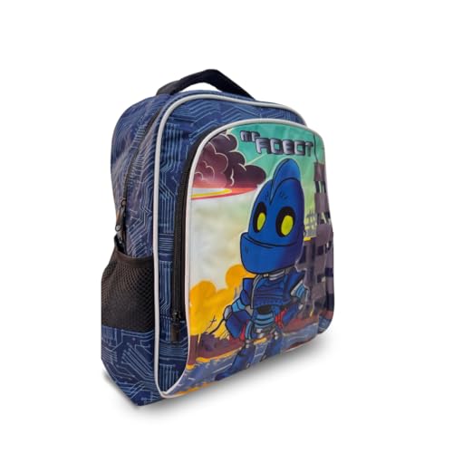 Balboa Mochila de Costas Infantil Robô AMZ-158 Estampa de Robô, Alças Acolchoadas, Passeio e Escolar
