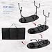 37-Inch Portable & Foldable Manicure Table, Nail Desk Workstation with Large Drawer, Client Wrist Pad, Controllable Wheels & Carrying Case, Professional Portable Nail Table for Spa Beauty Salon