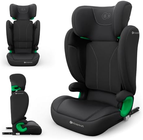 Kinderkraft JUNIOR FIX 2 PRO Siège Auto Enfant 100-150 cm, ISOFIX...