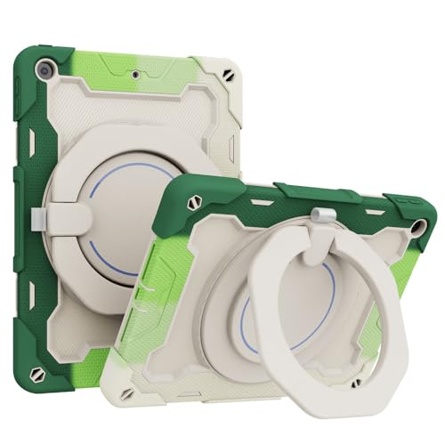 Funda iPad 10.2 silicona con soporte giratorio 360 y correa
