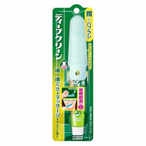 Amazon | ディープクリーン 指で使うハブラシ ミニハミガキ付き | 花王