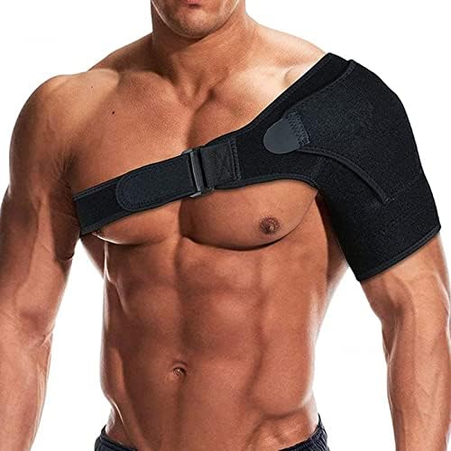 XLDECOR Shoulder Support Brace,Men Neoprene Shoulder Support Brace,for Joint Dislocation Tendinitis Arthritis,Adjustable Shoulder Support- Right & Left Shoulder