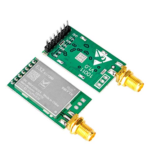 Gowoops Sx1276 Lora Radio Wireless 862-930Mhz 915Mhz Uart Serial Module Lorawan Transmitter Receiver + 915Mhz 3Dbi Sma Antenna, Compatible With Arduino Stm32 51 Single Chip Microcomputer #TOP2