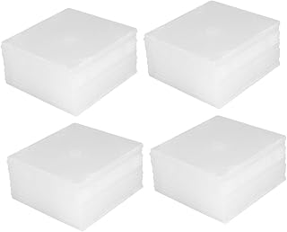 Homoyoyo 40 Pçs Bolsas Transparentes Caixa De Armazenamento De Dvd Carteira Skinny Caixa De Armazenamento Portátil Caixa De Dvd Carteira De Armazenamento Slim CD Branco Caixa De Dvd Caixa