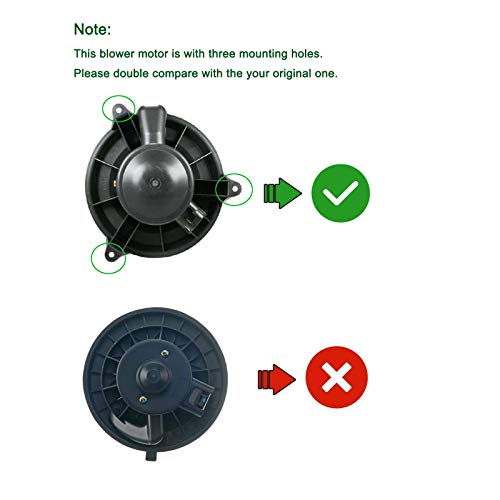 YHTAUTO HVAC Blower Motor Assembly for Chevrolet Silverado Avalanche GMC Sierra Hummer H2 Cadillac Escalade EXT (with Custom Center Console)