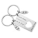 LParkin Two Peas In a Pod Best Friend Funny Keychain Set BFF Friends Jewelry Christmas Graduation Perfect Birthday Twins Sisters - BFF Keychain for 2