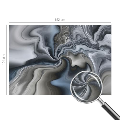 Murales vinilos de nubes arremolinadas 152x104 cm para pared 5