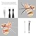 Ear Wax Removal, Mexitop Ear Cleaner, New Turbofan Structure for Complete Ear Cleaning, One-Piece Earsafe Design, w/Bonus BlackGold Ear Pick, Works on Ear Flushing/Drop/Irrigation/Q-Tips/Cotton Swab