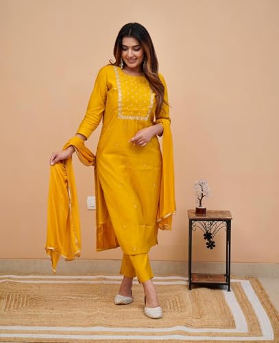 Image of Shiv Textiles Women Kurta Sets for Women