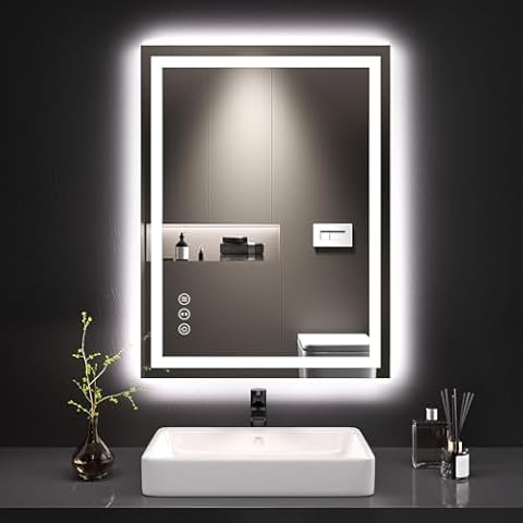 LOAAO 24X32 LED Bathroom Mirror Cover