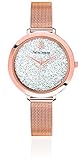 Pierre Lannier Reloj Analógico para Mujer con Correa de Chapado En Acero Inoxidable – 097M908