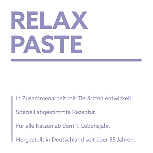 GimCat EXPERT LINE Relax Paste - Funktionaler Katzensnack unterstützt Entspannung und Wohlbefinden der Katze - 1 Tube (1 x 50 g)