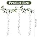 Meyeyaia 60 PCS White Fake Wisteria, 2 Ft White Artificial Wisteria Hanging Flowers for Wedding Party Garden Outdoor Greenery Home Wall Decoration